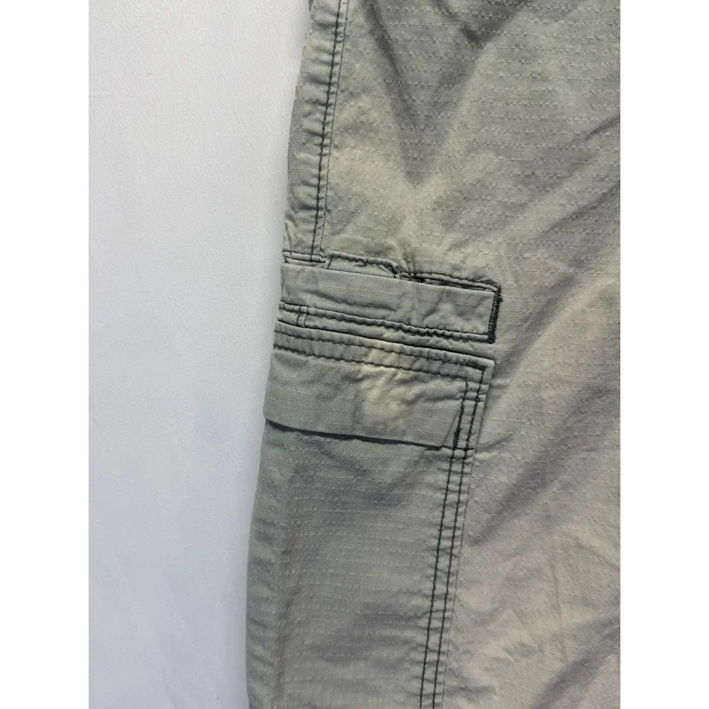 Signature by Levi Strauss & Co Cargo Shorts Mens 40 Gray Ripstop Utility Pockets